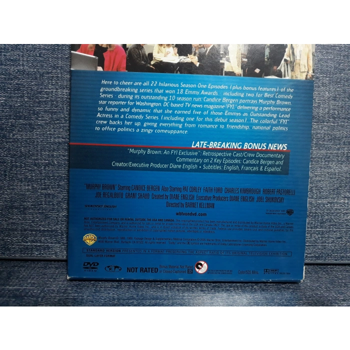 MURPHY BROWN 1.SEASON DVD FİLM BOX SET (İNGİLİZCE-3 DISK)