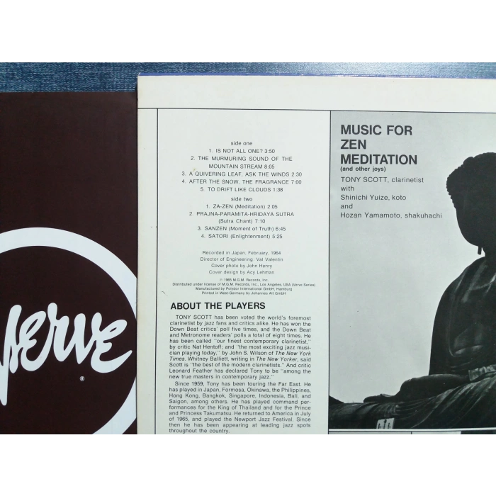 MUSIC FOR ZEN MEDITATION  LP