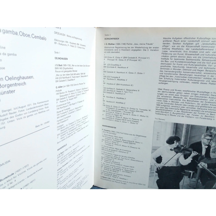 MUSIC ON HISTORICAL INSTRUMENTS 2 LP