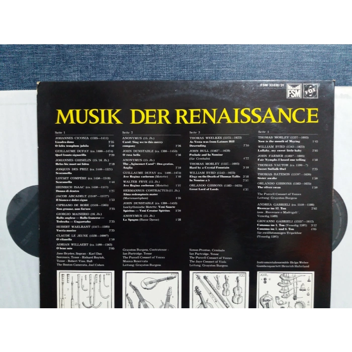 MUSIK DER RENAISSANCE MUSIC 2 LP