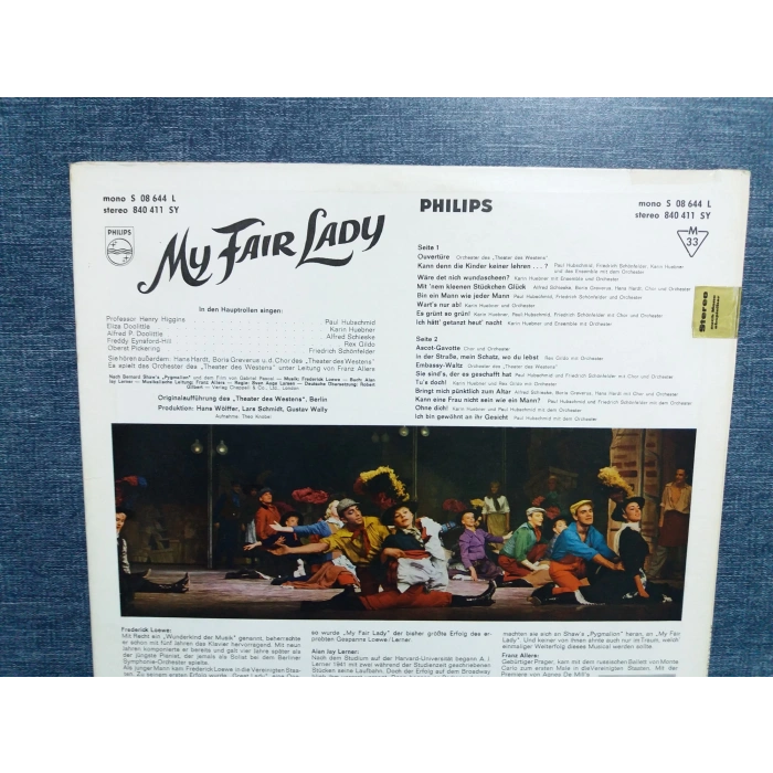 MY FAIR LADY MUSICAL MUSIC LP
