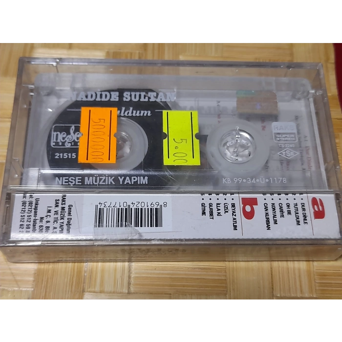 NADİDE SULTAN TUTULDUM MÜZİK KASET