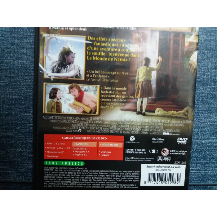 NARNIA DVD FİLM (İNGİLİZCE)