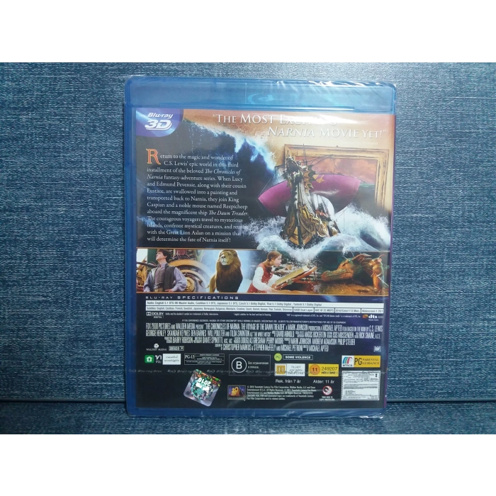 NARNIA THE DAWN TREADER Blu-ray