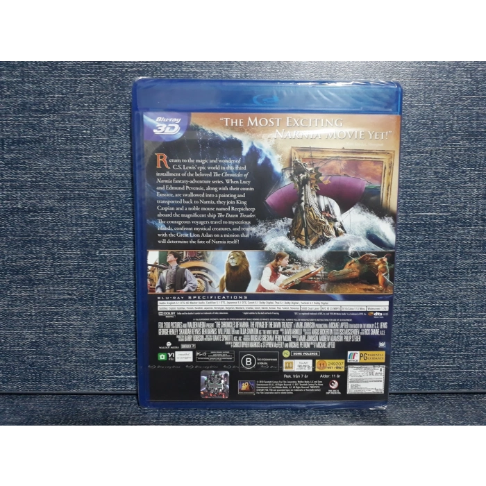 NARNIA THE DAWN TREADER Blu-ray