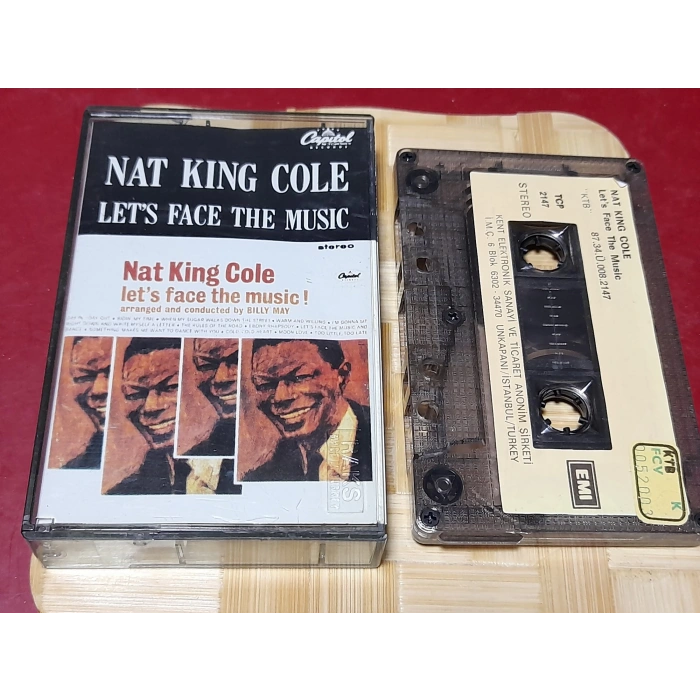 NAT KING COLE LETS FACE THE MUSIC MÜZİK KASET