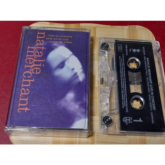 NATALIE MERCHANT LIVE IN CONCERT MÜZİK KASET
