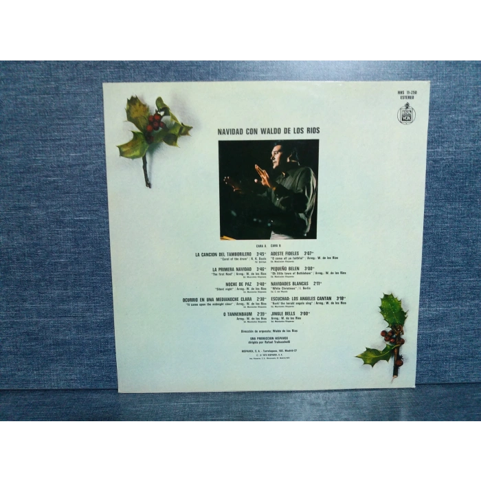 NAVIDAD CON WALDO DE LOS RIOS MUSIC LP