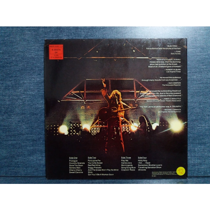 NEIL DIAMOND HOT AUGUST NIGHTS  2 LP