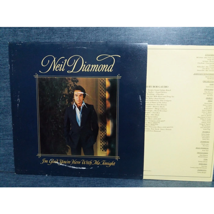NEIL DIAMOND IAM GLAD WITH ME TONIGHT LP