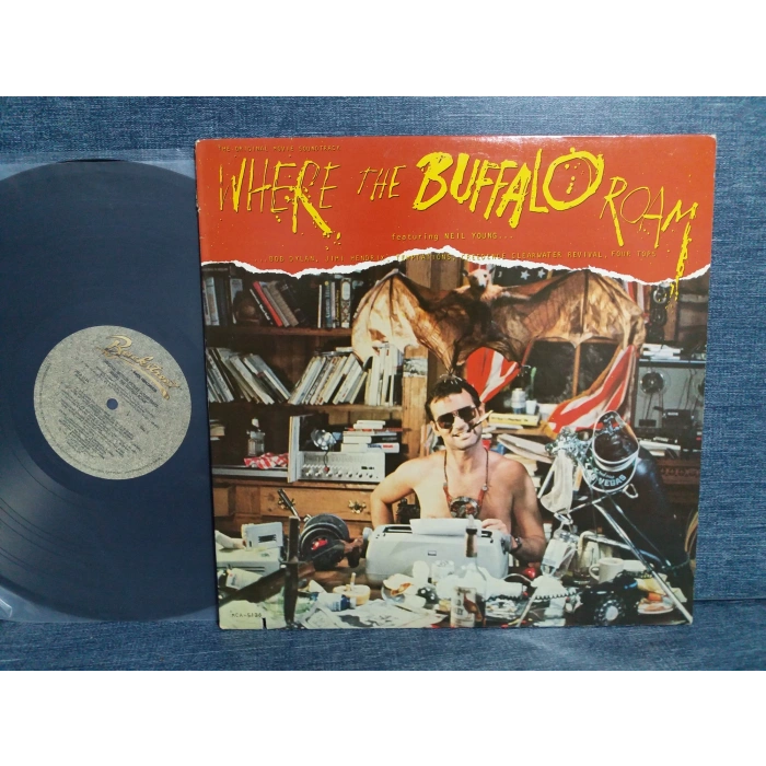 NEIL YOUNG WHERE THE BUFFALO ROAM SOUNDTRACK LP