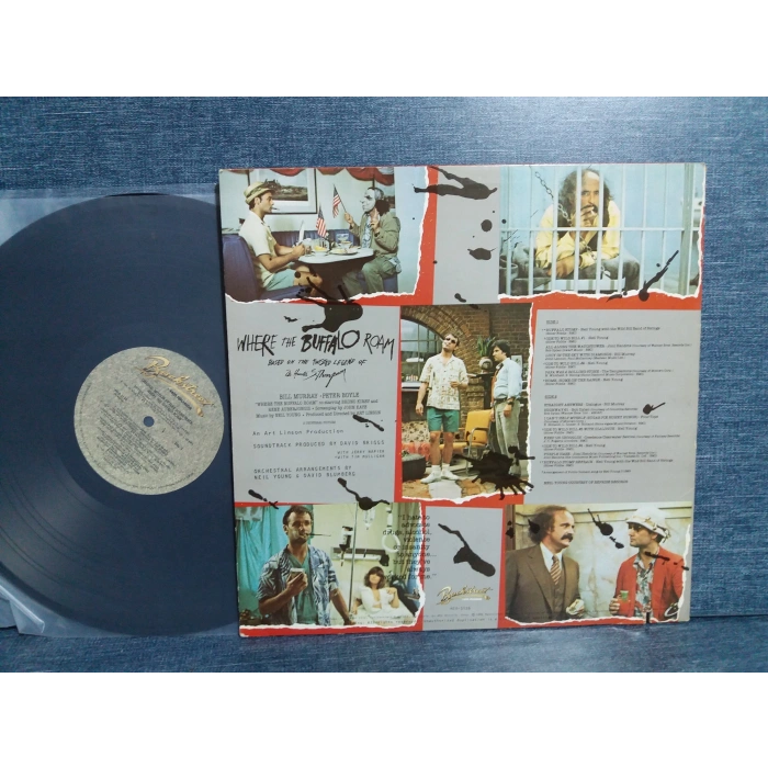 NEIL YOUNG WHERE THE BUFFALO ROAM SOUNDTRACK LP