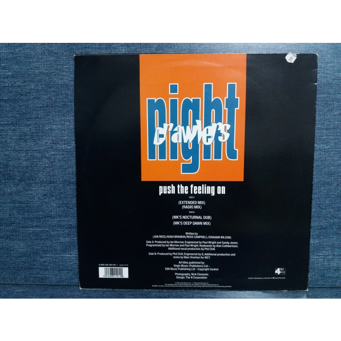 NIGHT CRAWLERS PUSH THE FEELING ON MAXI LP