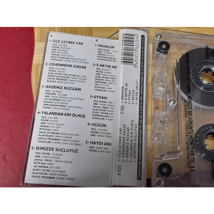 NİL BURAK AKDENİZ RÜZGARI  MÜZİK KASET