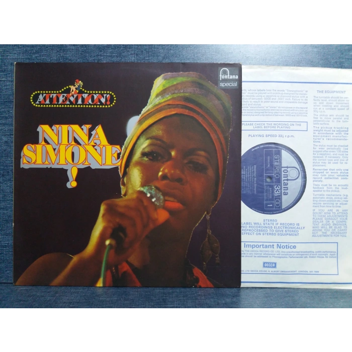 NINA SIMONE ATTENTION HITS MUSIC LP