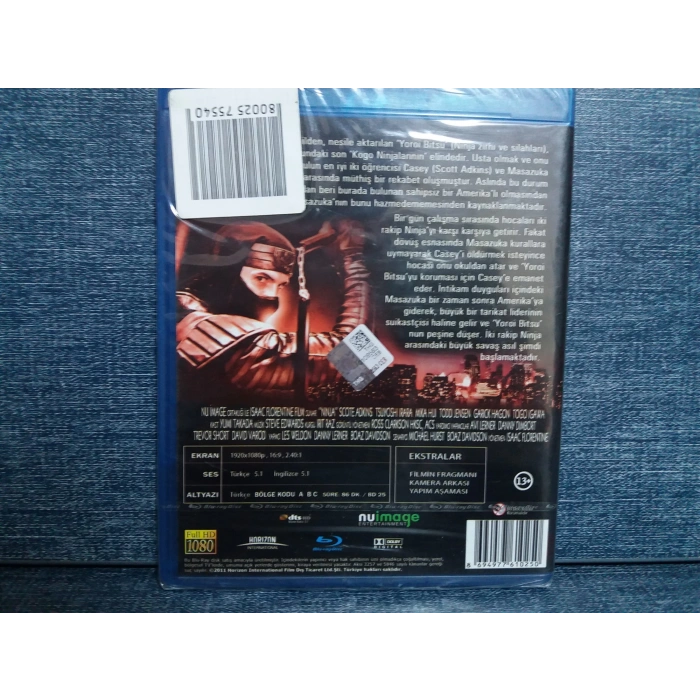 NINJA FİLM BLURAY (SIFIR)