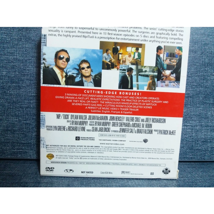 NIP TUCK FIRST SEASON 5 DVD BOX (İNGİLİZCE)