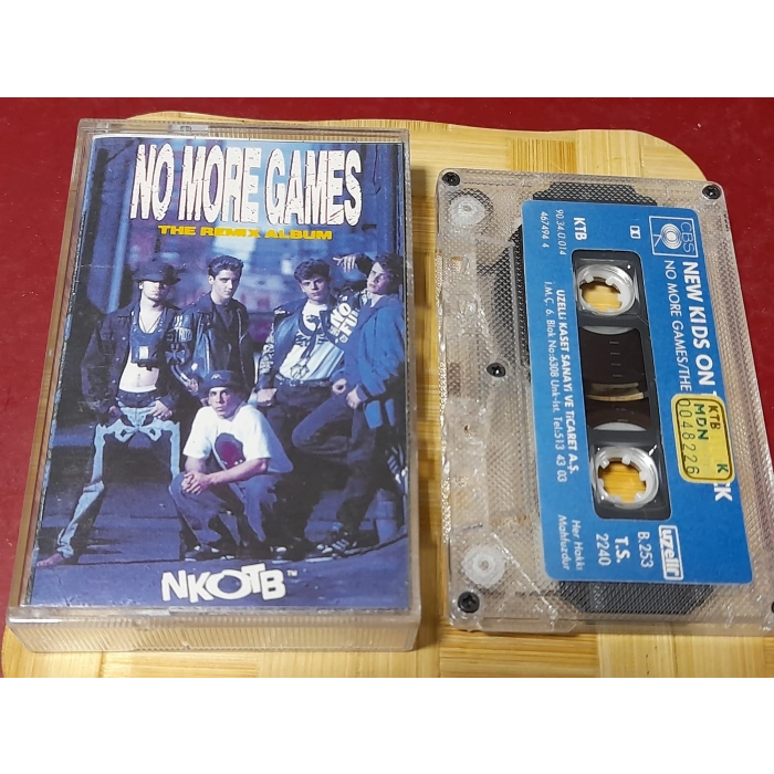 NKOTB NEW KIDS ON THE BLOCK NO MORE GAMES MÜZİK KASET