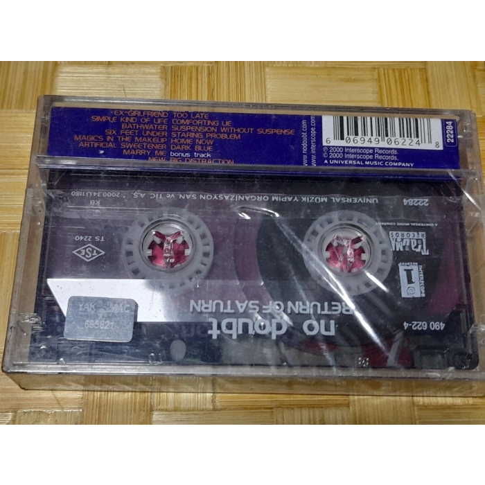 NO DOUBT RETURN OF SATURN MÜZİK KASET