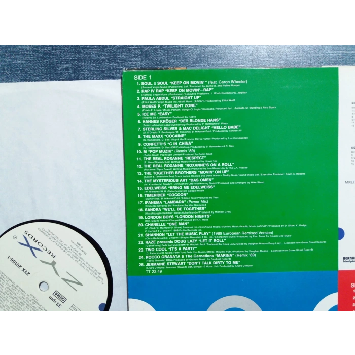 NON STOP HIT MIX 89/90  MUSIC LP