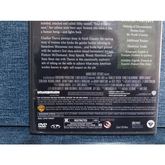 NORTH COUNTRY DVD FİLM (FRENC-ENG)