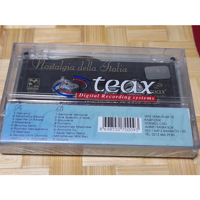 NOSTALGIA DELLA ITALIA MÜZİK KASET