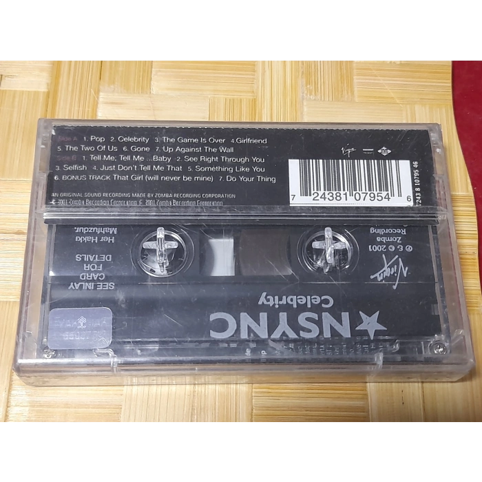 NSYNC CELEBRITY MÜZİK KASET