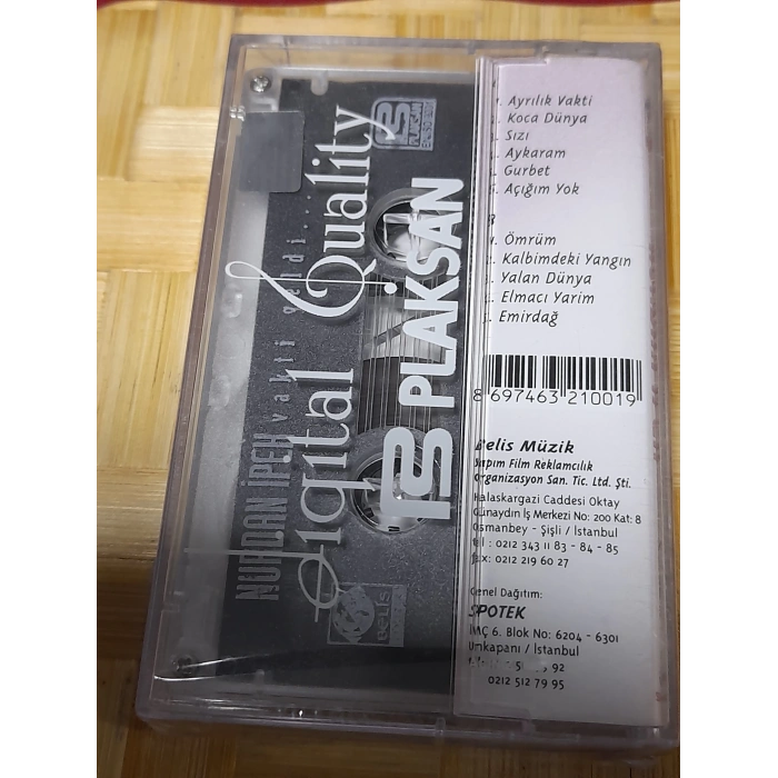 NURDAN İPEK VAKTİ GELDİ MÜZİK KASET