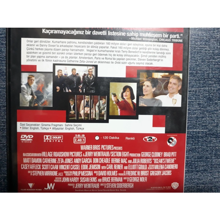 OCEANS TWELVE DVD FİLM