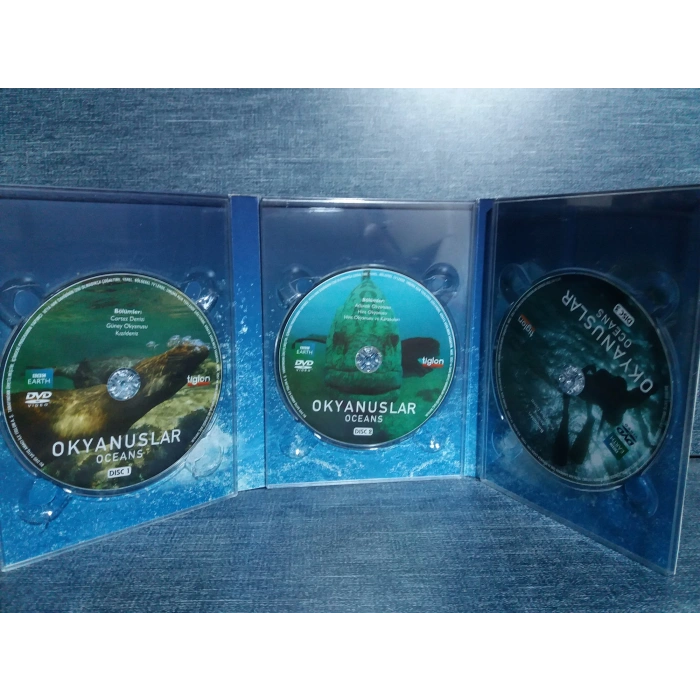 OKYANUSLAR OCEANS BBC BELGESEL 3 DVD BOX