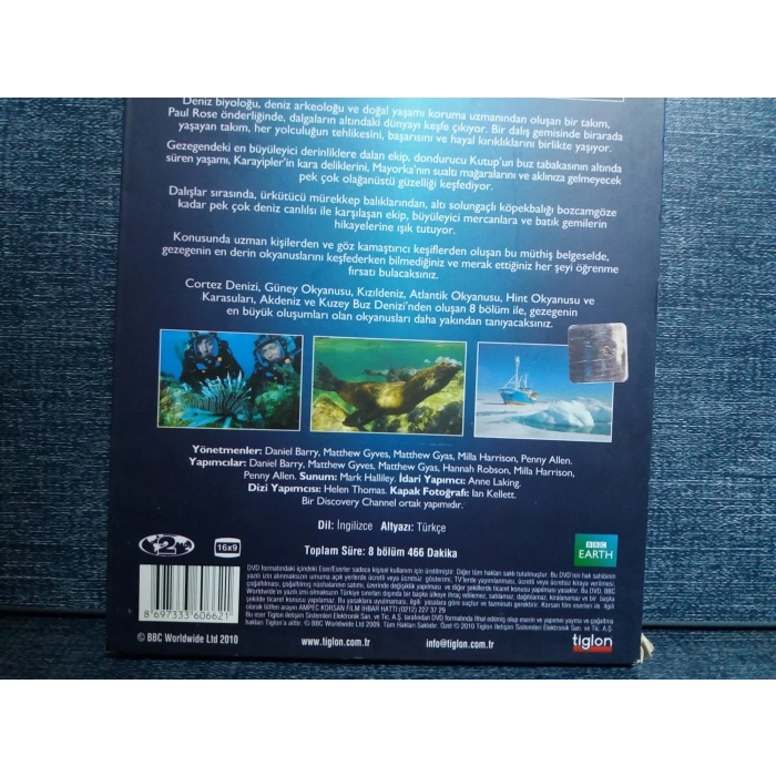 OKYANUSLAR OCEANS BBC BELGESEL 3 DVD BOX