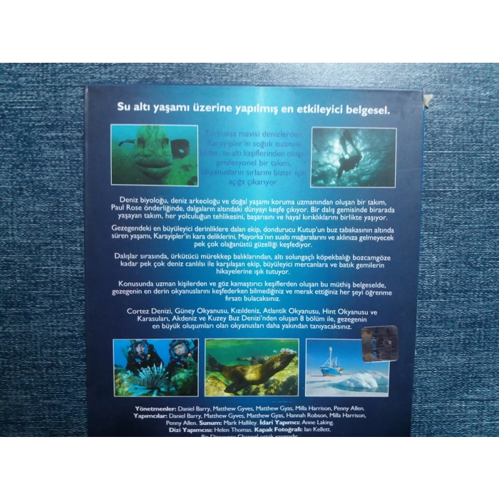 OKYANUSLAR OCEANS BBC BELGESEL 3 DVD BOX