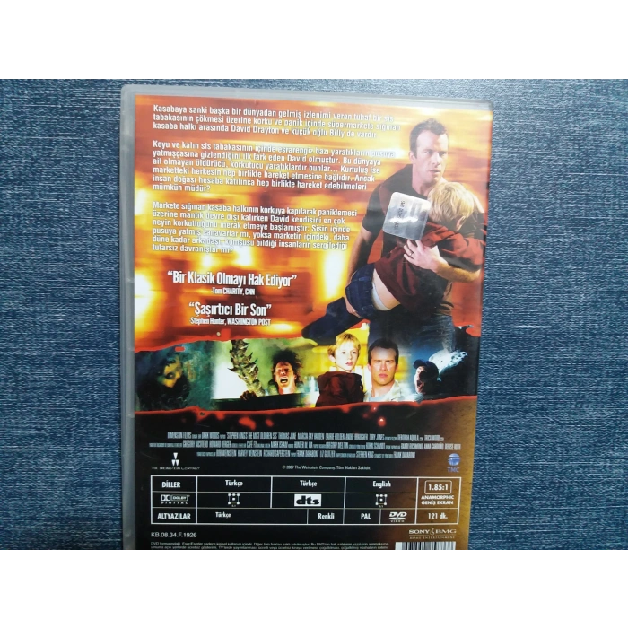 ÖLDÜREN SİS THE MIST DVD FİLM