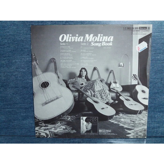 OLIVIA MOLINA SONG BOOK MUSIC LP