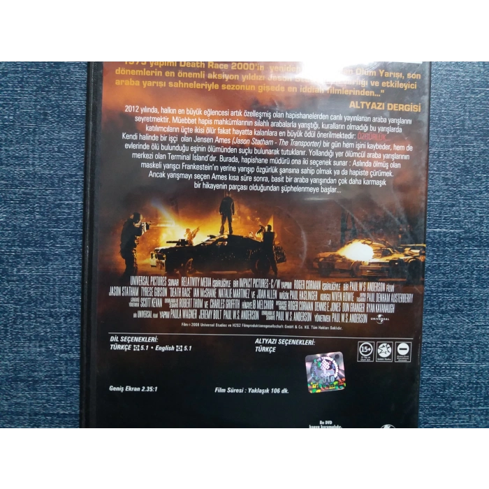 ÖLÜM YARIŞI  DVD FİLM