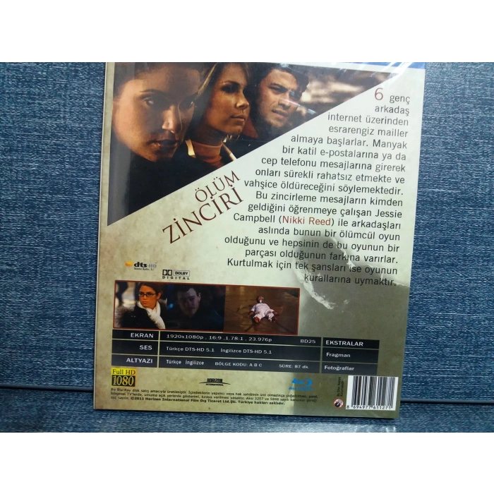 ÖLÜM ZİNCİRİ FİLM BLURAY (SIFIR)