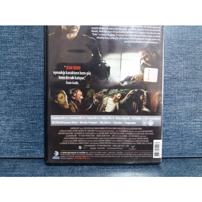 ÖLÜMSÜZ 22 BULLETS DVD FİLM