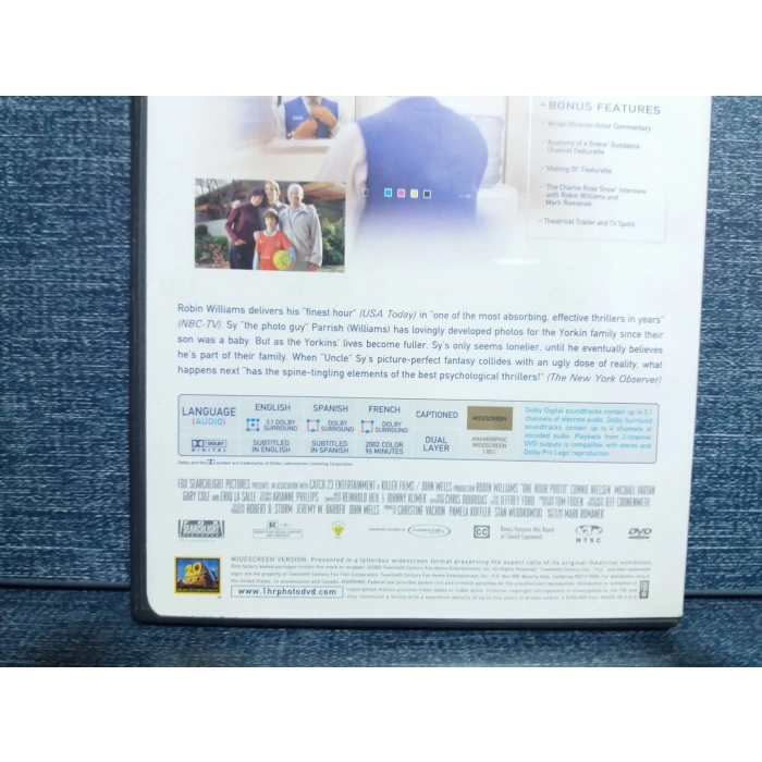 ONE HOUR PHOTO DVD FİLM (İNGİLİZCE)