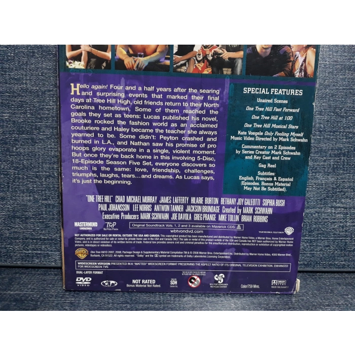 ONE TREE HILL FIFTH SEASON DVD FİLM (İNGİLİZCE - 5 DISK)