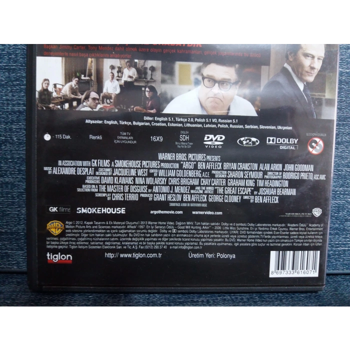 OPERASYON ARGO DVD FİLM