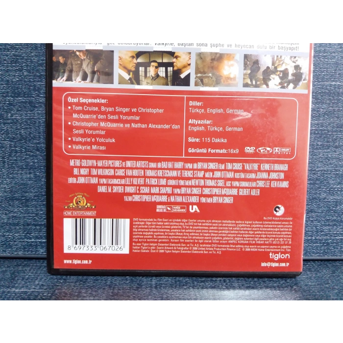 OPERASYON VALKYRIE TOM CRUISE  DVD FİLM