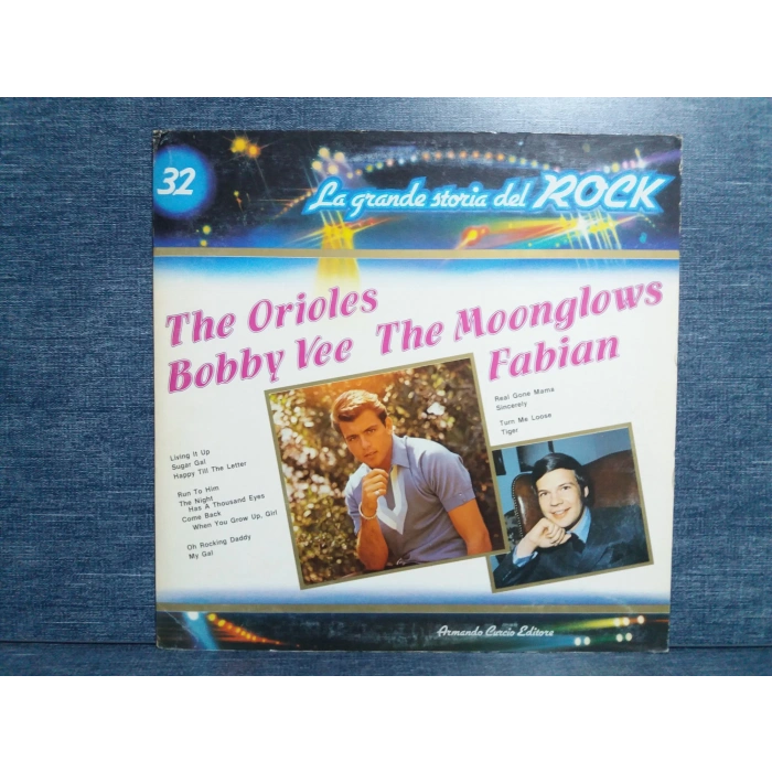 ORIOLES BOBBY VEE MOONGLOWS FABIAN MUSIC LP