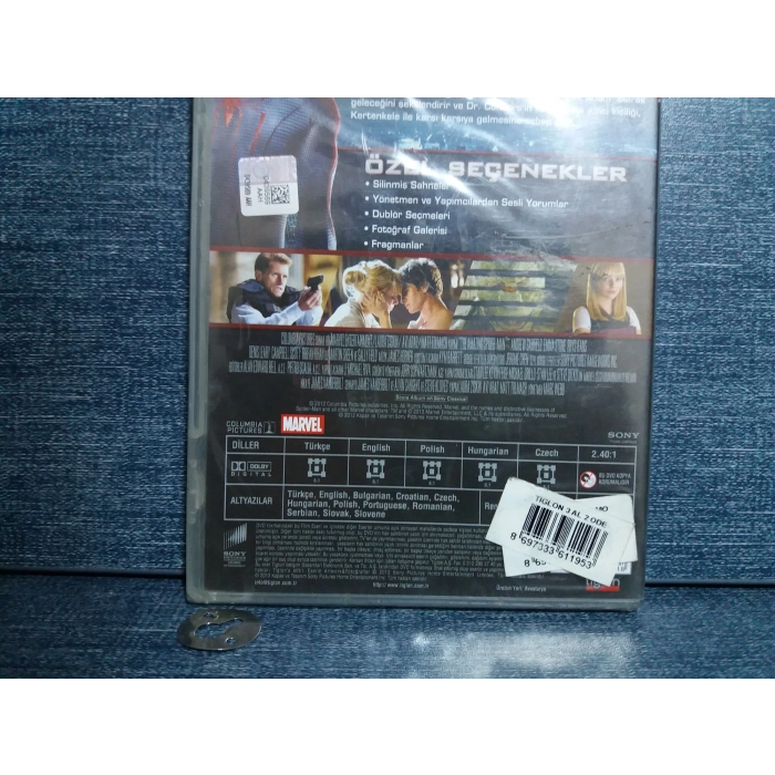 ÖRÜMCEK ADAM İNANILMAZ DVD FİLM (SIFIR)