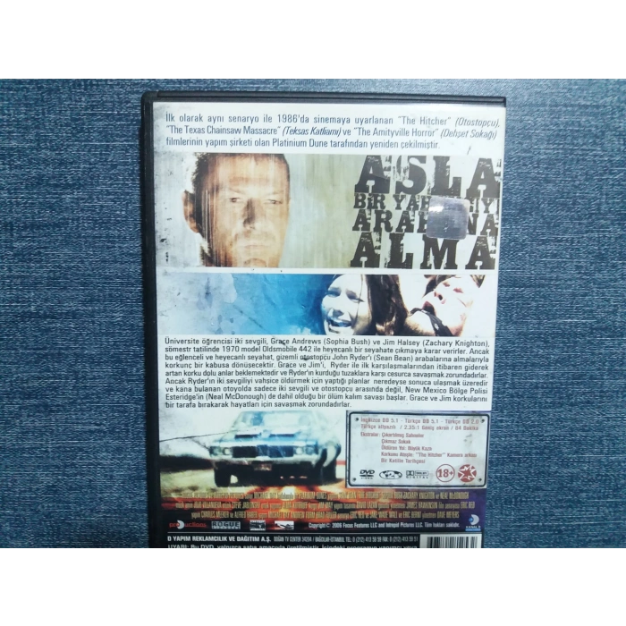 OTOSTOPÇU THE HITCHER DVD FİLM