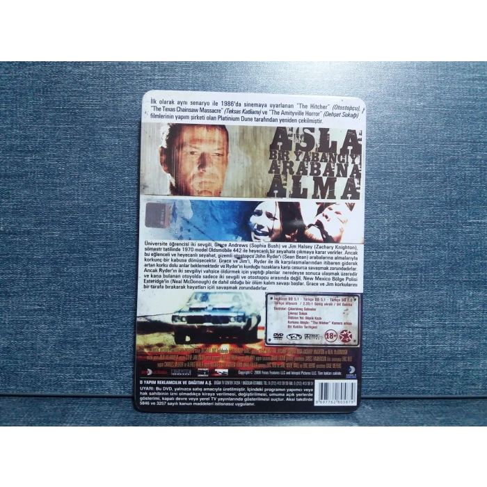 OTOSTOPÇU THE HITCHER DVD FİLM (METAL KUTU)