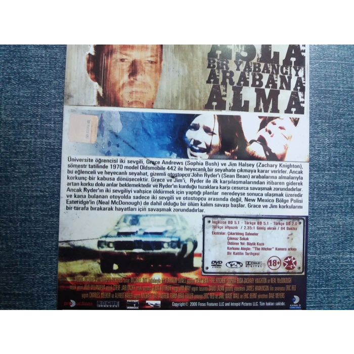 OTOSTOPÇU THE HITCHER DVD FİLM (METAL KUTU)