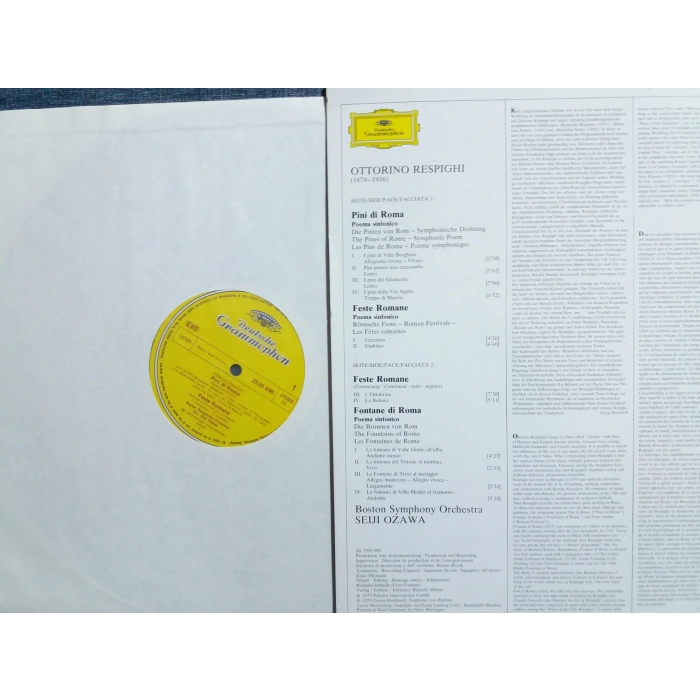 OTTORINO RESPIGHI PINES OF ROME FESTE ROMANE SEIJI OZAWA