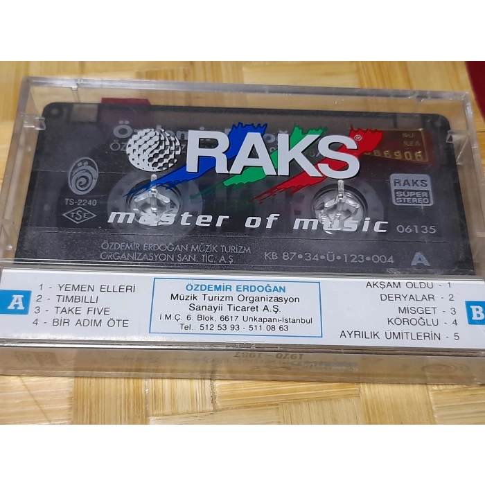 ÖZDEMİR ERDOĞAN JAZZ DENEMELERİ MÜZİK KASET