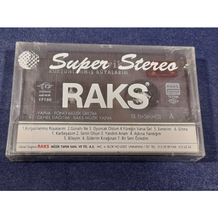 ÖZLEM ÇEVİK KURŞUNLANMIŞ RÜYALARIM MÜZİK KASET