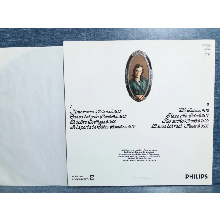 PACO DE LUCIA ALMORAIMA MUSIC LP ALBUM